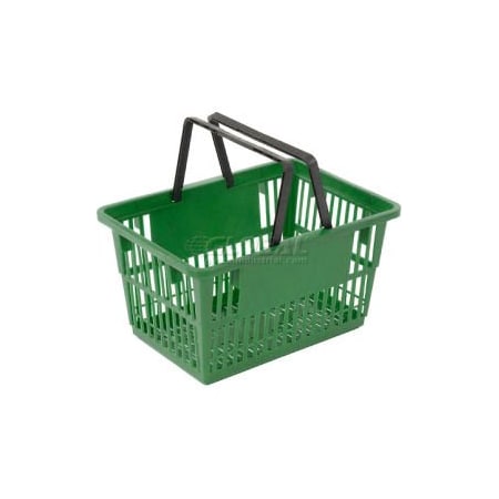 Good L Good L  Large Shopping Basket with Plastic Handle 33 Liter 1938L x 1314W x 10H Green, PK12 LARGE-GREEN